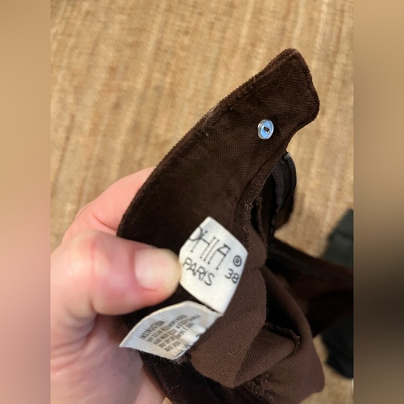 Plush chocolate cigarette pants - Picture 3 of 4